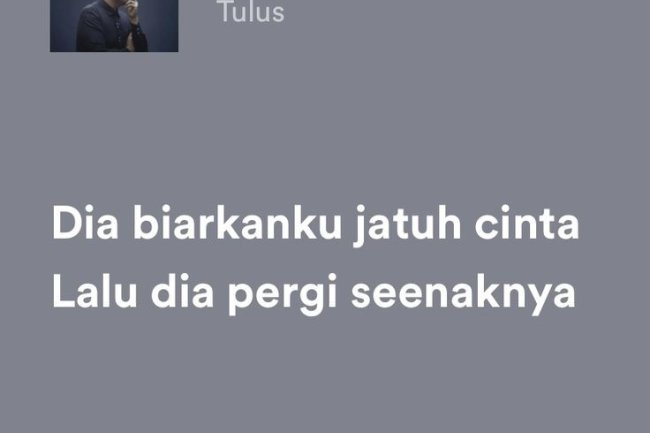 Menilai Makna Lagu 'Bumerang' dari Tulus
