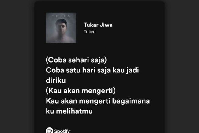 Mengungkap Makna Mendalam Lagu "Tukar Jiwa" dari Tulus